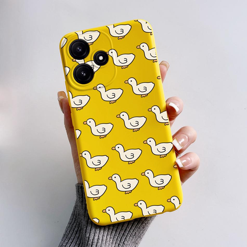 Чехол для Xiaomi Redmi 12 5G Redmi12 5G Милый Медведь Мультяшная Лягушка Мягкий Чехол для Телефона для Redmi 12 5G Силиконовые Fundas 6.79'' TPU Coque