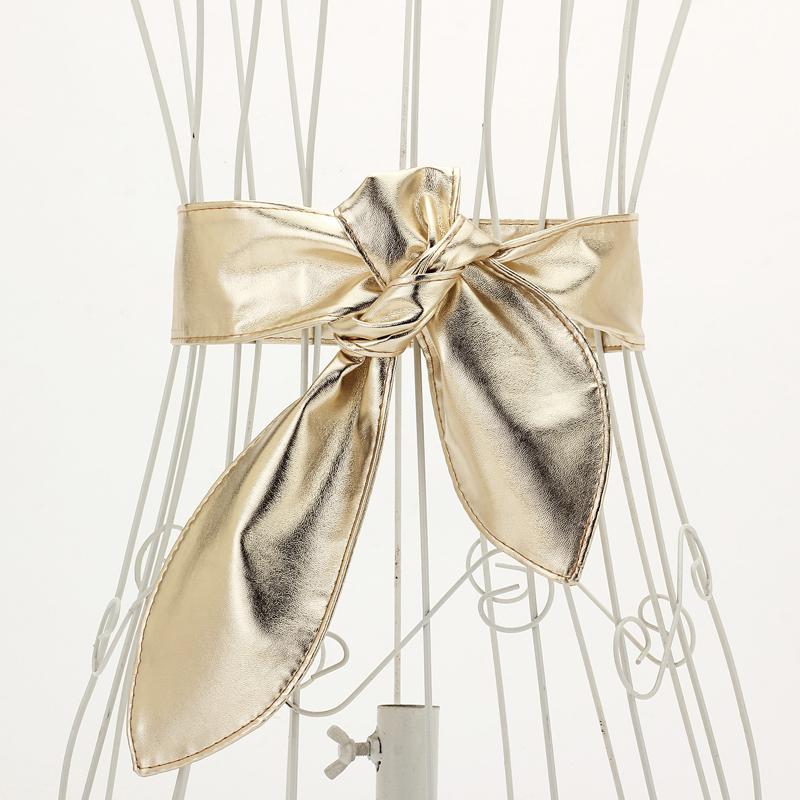 Кожаный бант, удлиненный, 1 шт., высокое качество, 10 цветов, Прямая доставка, аксессуары, широкие ремни