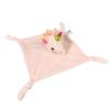 Infant & Toddler Soothing Towel Bib with Cartoon Elephant & Rabbit Design - Handy Doll-shaped Comfort Handkerchief.