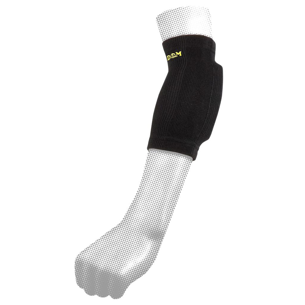 Elbow Support for Junior 1 Padded Immobilizes Absorbs Prevents Friction and One Size Fits D&M Volleyball, Support, Elbow, Impact, Pain, Black, Most,