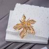 Adjustable Metal Flower Ring Double Layered Irregular Geometric Petal Ring  Trendy