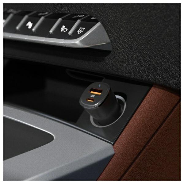 Ładowarka samochodowa 48W Spigen USB-C/USB-A - szybkie ładowanie, czarna