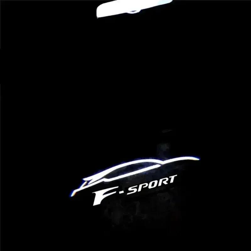 2PCS Car Door Welcome Light Led HD Projector Lamp Courtesy Lights For Lexus F SPORT ES IS LX RX GS GX UX LS