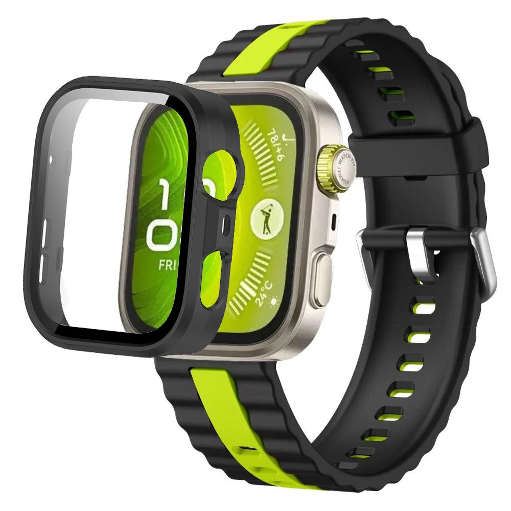 Силиконовый ремешок + ПК-кейс для Huawei Watch Fit 4/Fit 4 Pro, детали умного браслета для Huawei Watch Fit 3, защитный чехол для часов