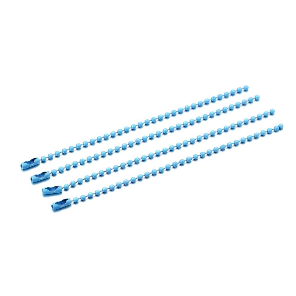 20pcs Ball Bead Chains 2.4mm Dolls Label Hand Tag Connector Links Chain DIY Jewelry Making Supplies Findings