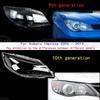 Подходит для Subaru Impreza 9-го 10-го поколения 2006-2014 Корпус фары Прозрачный абажур Фара Передняя крышка фары Абажур Плексиглас