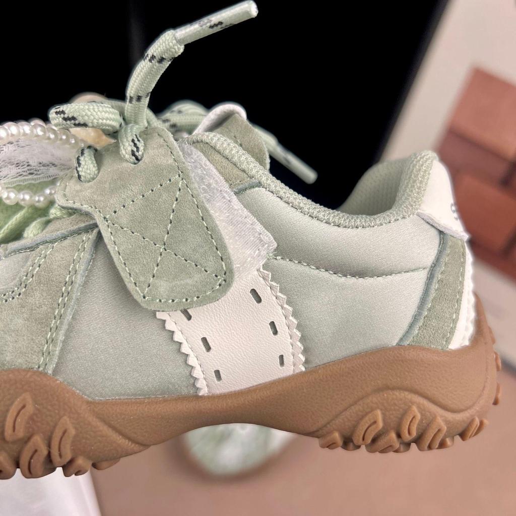 Весна 2026 Девочки Нескользящие Бант Жемчуг Принцесса Спортивная Обувь – Легкая и Универсальная