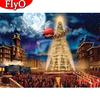 5D DIY Алмазная картина Рождественская елка Наборы для вышивки крестом Алмазная вышивка Пейзаж Искусство Горный хрусталь Украшение дома