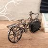 Home Garden  Vintage Arabic Numeral Bicycle Shape Creative Table Alarm Clock