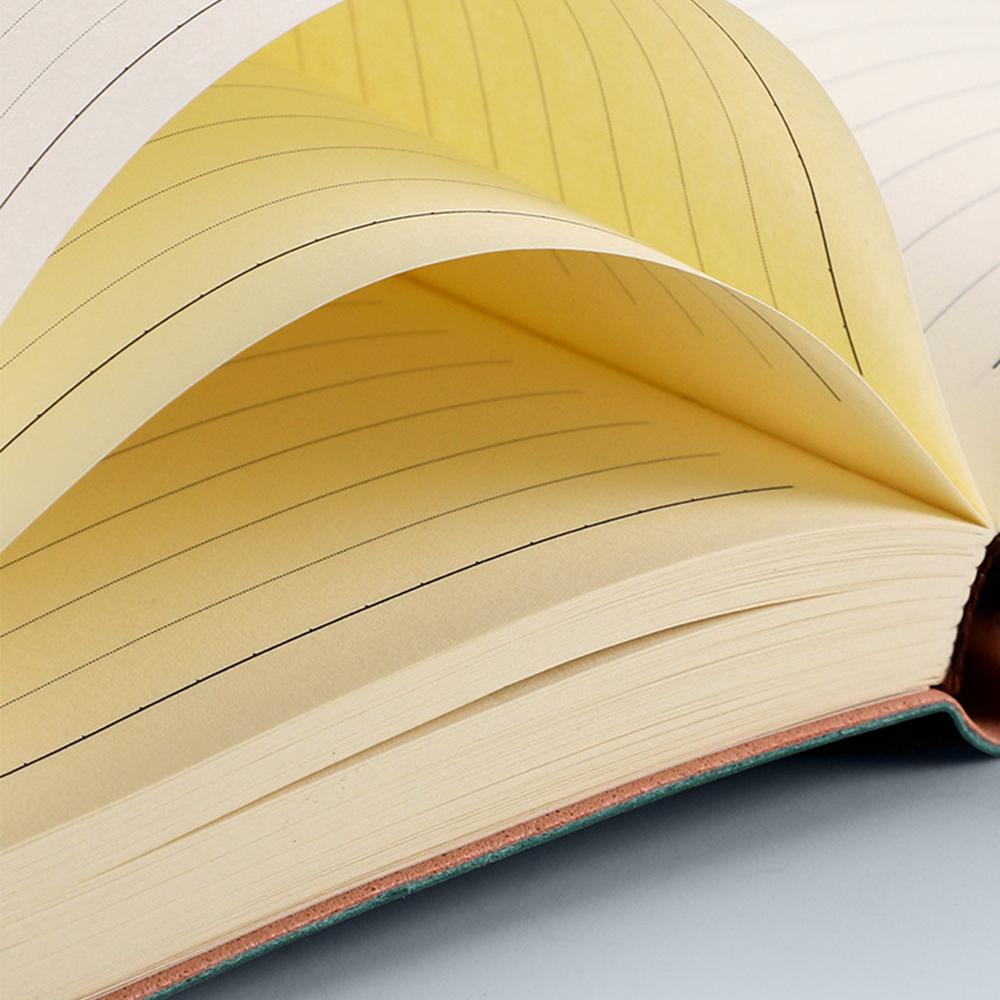 (Free Logo Engraving) A5 Soft Leather Blank Notebook, Solid Color Notepad, Business Meeting Record Book, Student Diary, Travel Log