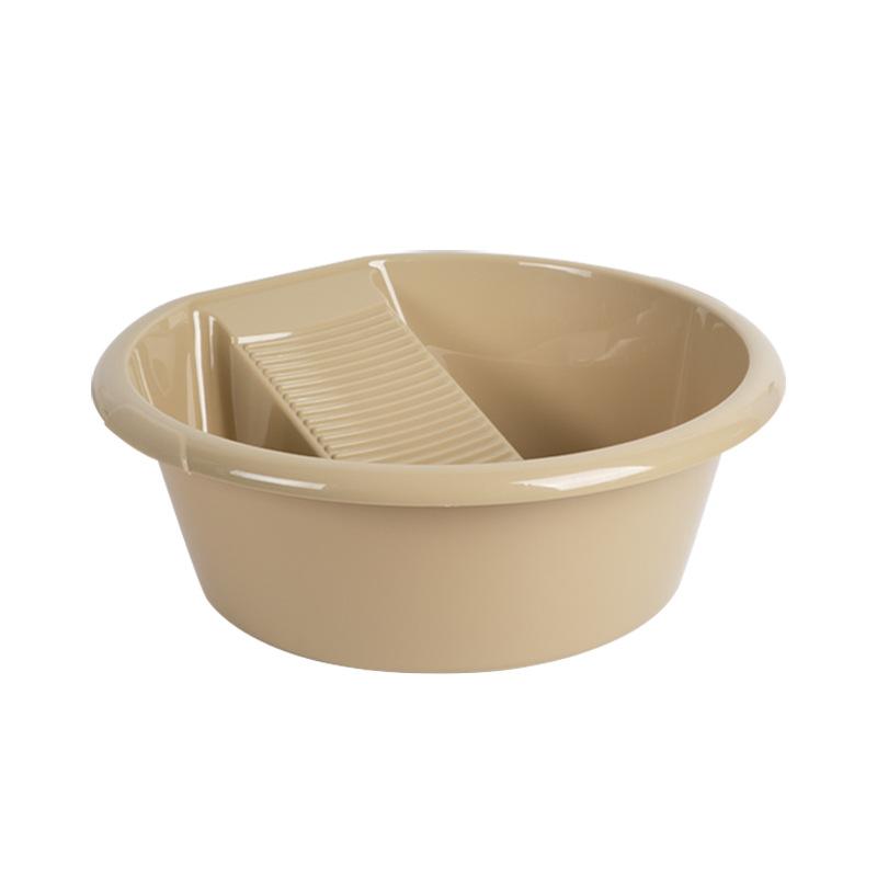 Compact Wash Bowl with Groove. Practical for on The Go Or Small Living .