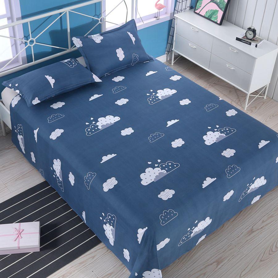 Однокомпонентная простыня для двуспальной кровати, приятная к коже, с начесом, простыня для односпальной кровати, всесезонная, универсальная, простыня для общежития различных спецификаций