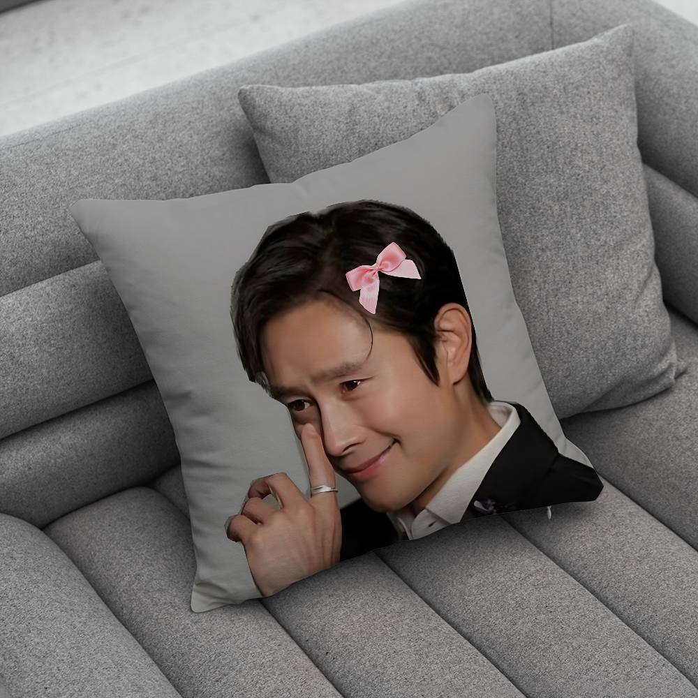 LLee Byung Hun Pink Bow Pillow Case Pillowcase Home Sofa Cushions Car Cushions Pillowcover Office Pillowshell Pillow