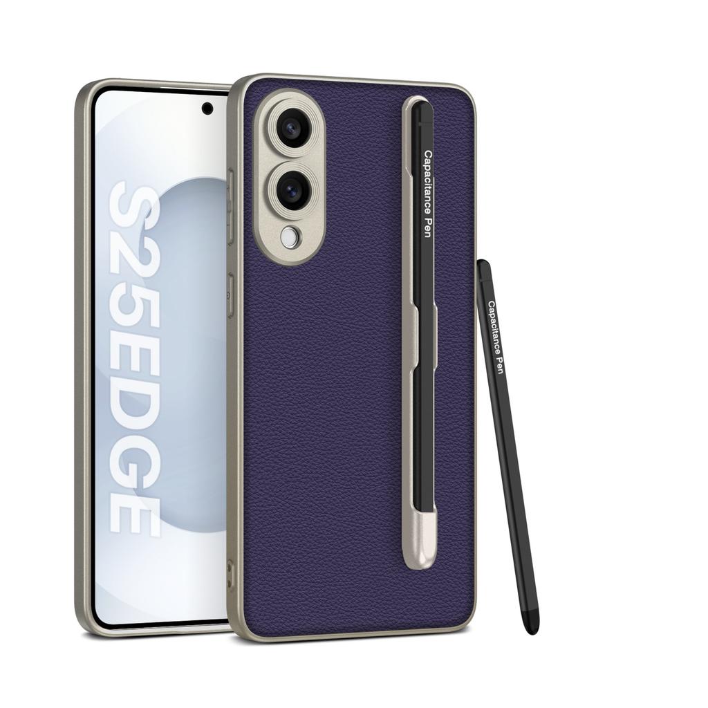 Чехол для мобильного телефона Samsung S25edge S25EDGE Всесторонний Сесквинин Пояс Слот для ручки со стилусом Защита от падений