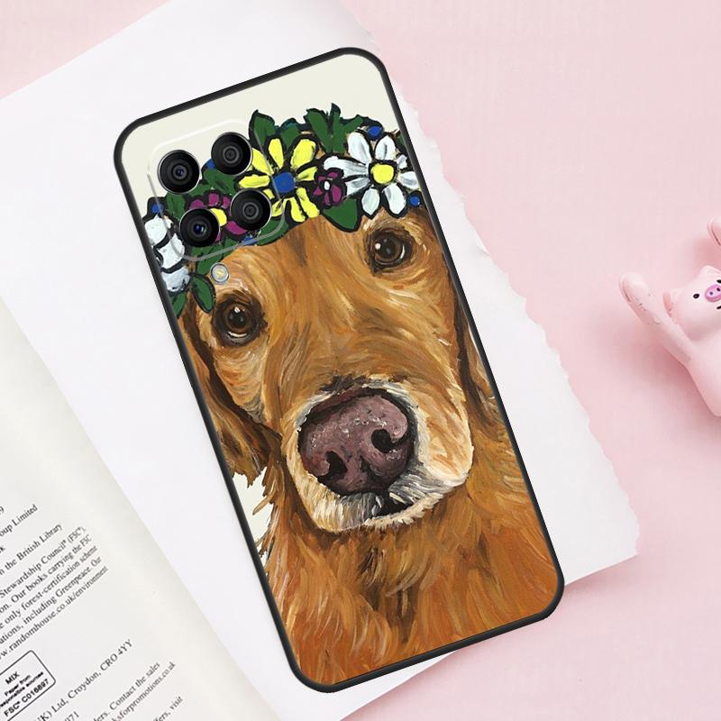 Golden Retriever Dog For Samsung Galaxy M23 M33 M53 M13 M11 M51 M14 M34 M54 M20 M30s M12 M52 M15 M55 M32 Case