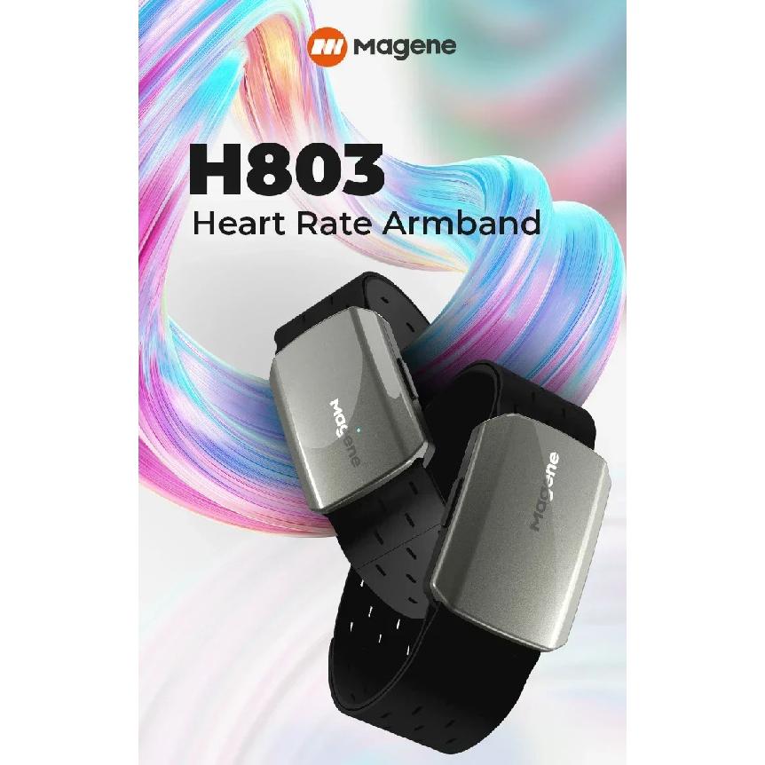 Magene H803 Heart Rate Monitor Arm Wrist Band Sensor Dual Mode Bluetooth ANT Heartbeat Tracker Armband Monitor Health Exercise