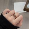 Cartoon Zodiac Horse Ring Adjustable Opening Ring Stackable New Year Drip Oil Ring  Decoration