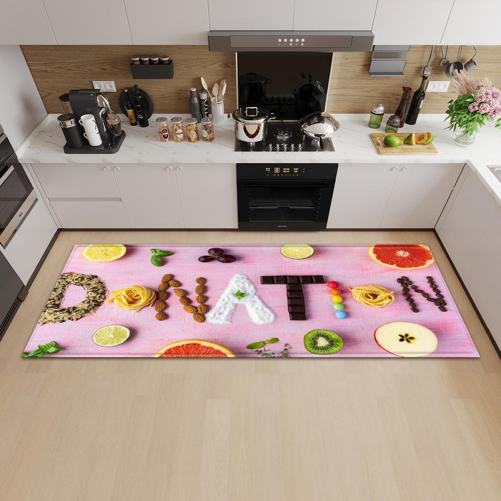 Придверный коврик, ковер для кухни, спальни, нескользящий пол, балкон, коридор, длинный ковер, прикроватный коврик для гостиной