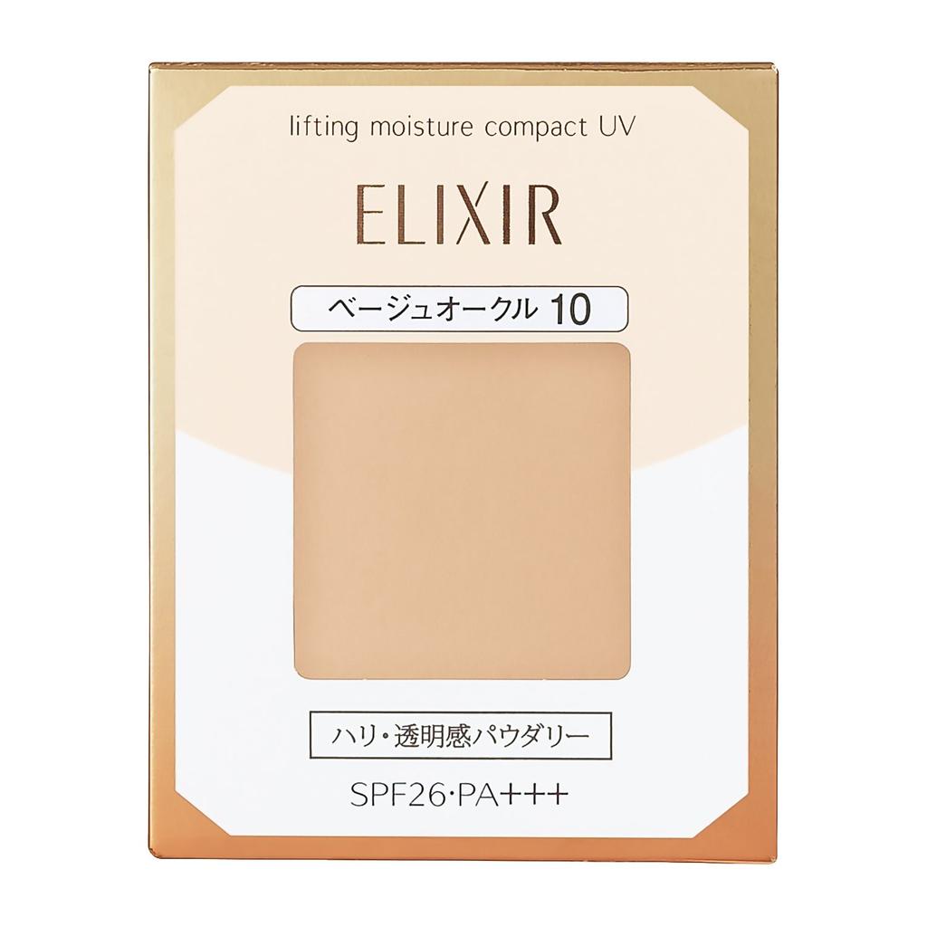 ELIXIR SUPERIEUR Lifting Moisture Pact UV Beige Ochre 10 (Refill) Foundation, Fragrance-Free, 9.2g