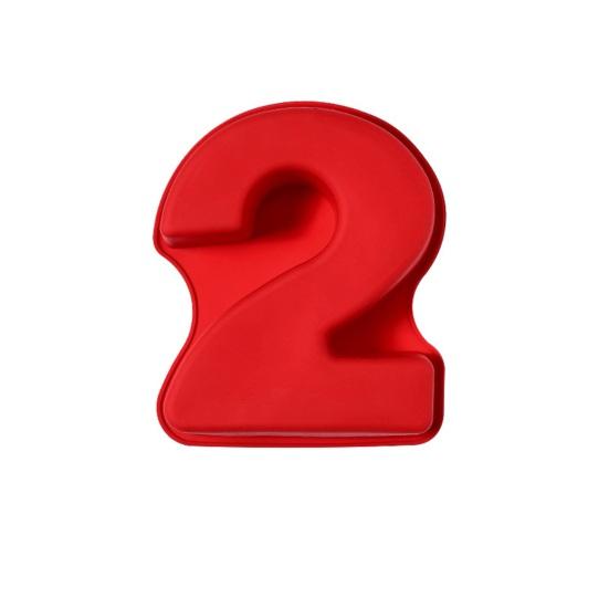 3D цифровая форма для торта силиконовая антипригарная форма для торта с цифрами для тортов высокая