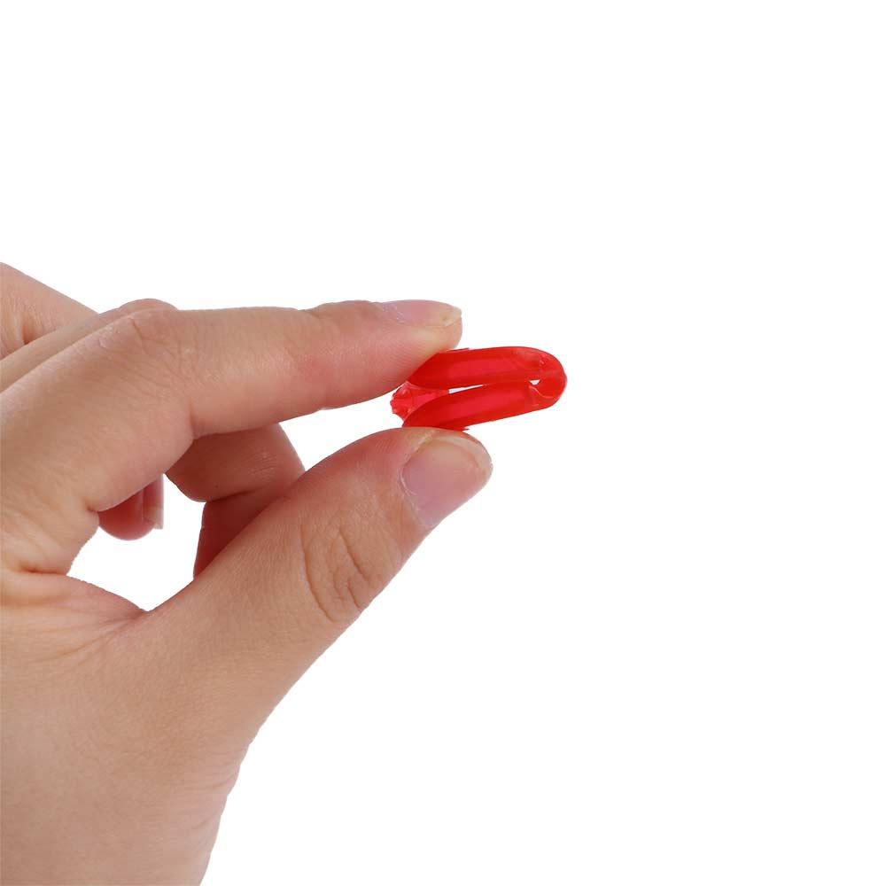 8pcs Hollow 8pcs Mixed Color 24mm*4mm Round Keys Cap Silicone Key Covers Keyring
