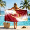 Пляжное полотенце Monaco FC с принтом, быстросохнущее, из микрофибры, впитывающее, портативное, для путешествий, для плавания