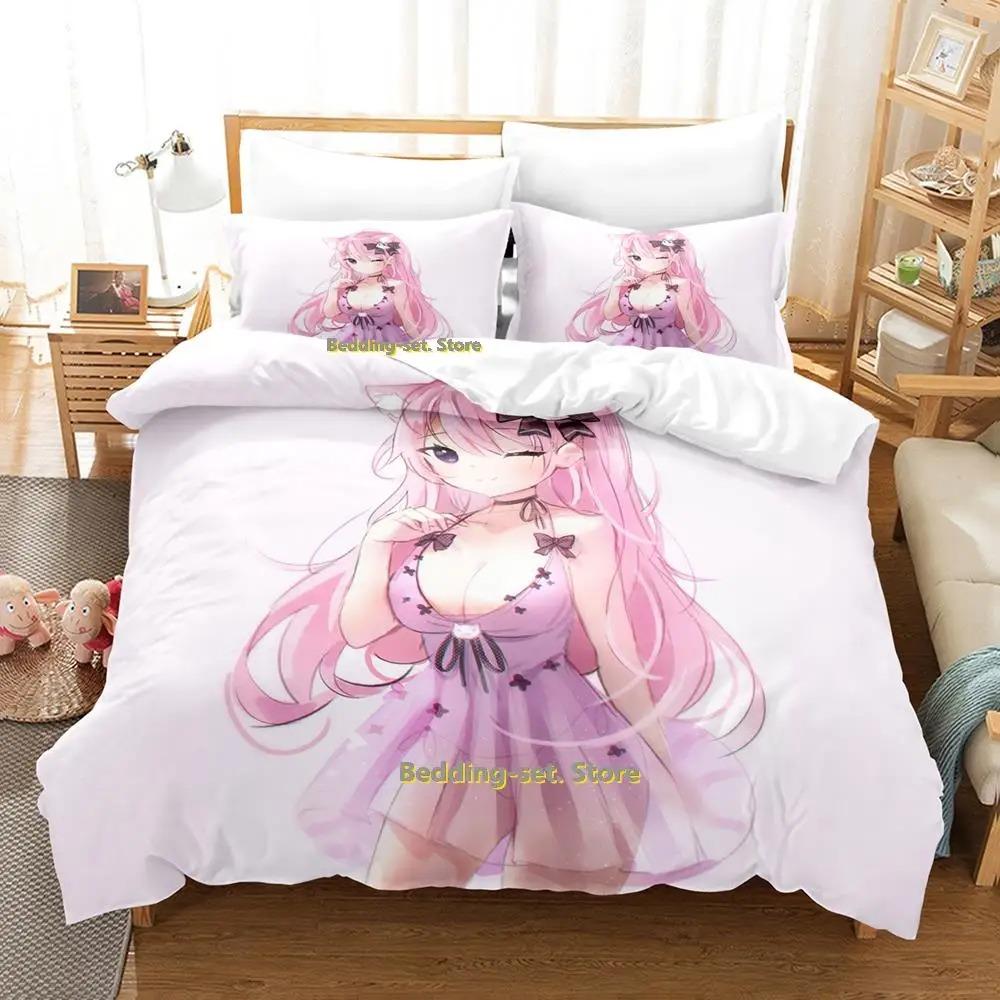 Распродажа Новый комплект постельного белья konsatoshi Single Twin Full Queen King Size Bed Set Aldult Kid Bedroom Duvetcover Sets Anime Bed Kawaii