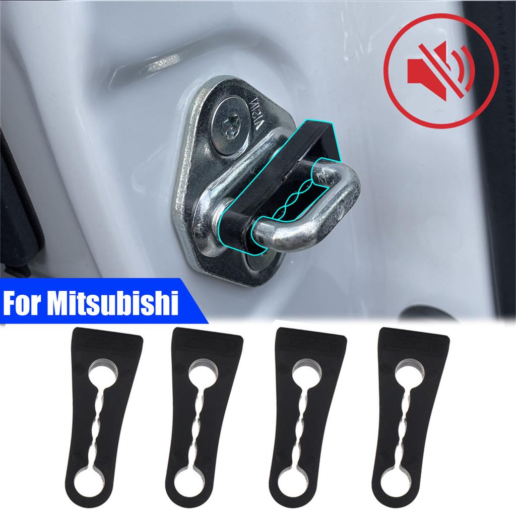 Автомобильный дверной замок, шумоглушитель, демпферный буфер для Mitsubishi Pajero Lancer Outlander ASX, дребезжащие скрипы, звукоизоляционное уплотнение
