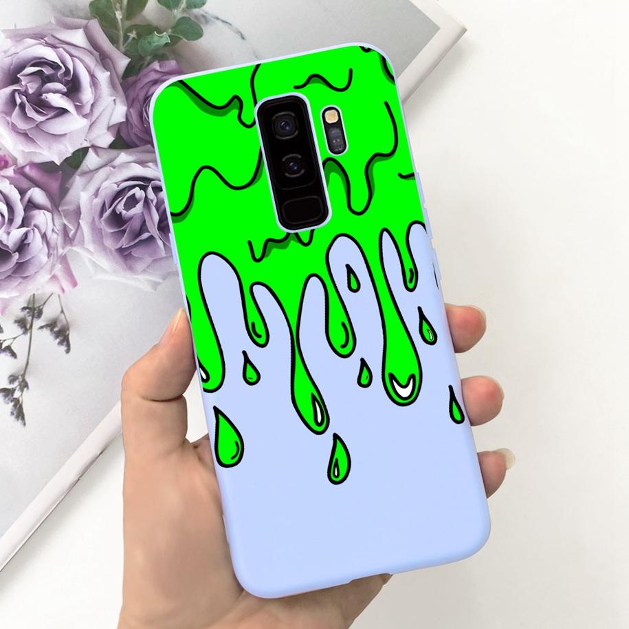 Для Samsung Galaxy S9 S 9 Plus Чехол Популярный Мрамор Мультяшный Мягкий Чехол Силиконовый Ударопрочный Чехол для Телефона Для Samsung S9+ S9Plus Capa