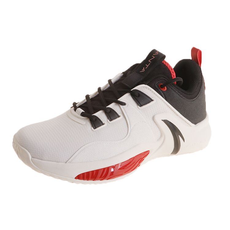 Anta Jump 1.0 дышащие низкие баскетбольные кроссовки мужские кроссовки черные красные 112211616S-4