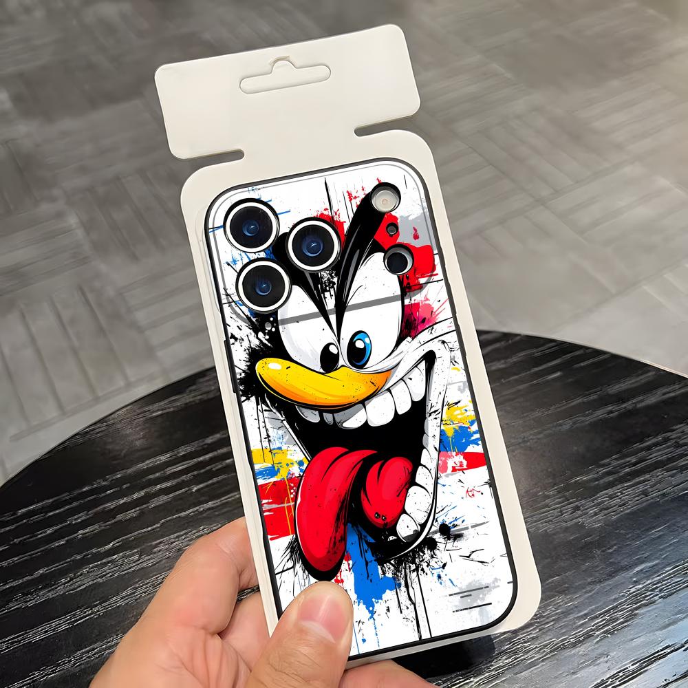 Cool Colorful Graffiti Phone Case For IPhone 17 Air 16 E Pro Max 15 14 13 Mini 12 Pro 11 Max Plus Black Soft Shell