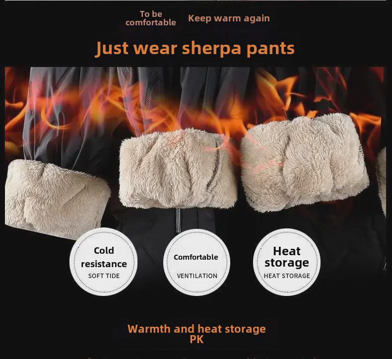 Мужские зимние водонепроницаемые ветрозащитные брюки с флисовой подкладкой — плотные, теплые и удобные для пап среднего возраста