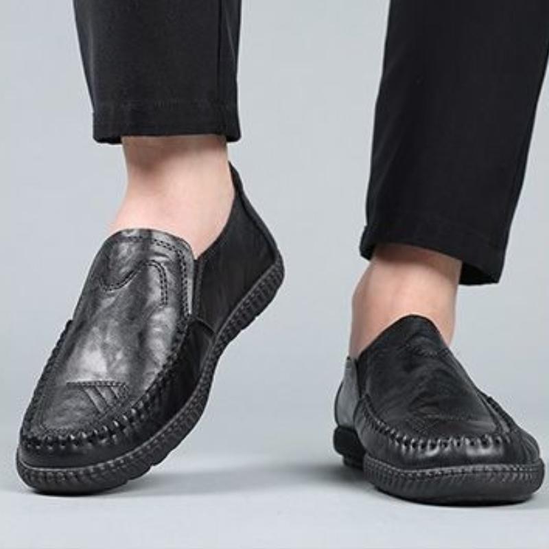 Fashion Non Slip Mesh Breathable Work Man Casual Shoe Classic Original In Promotion Elegant 2025 Trend Pu Social Leather Shoes for Men