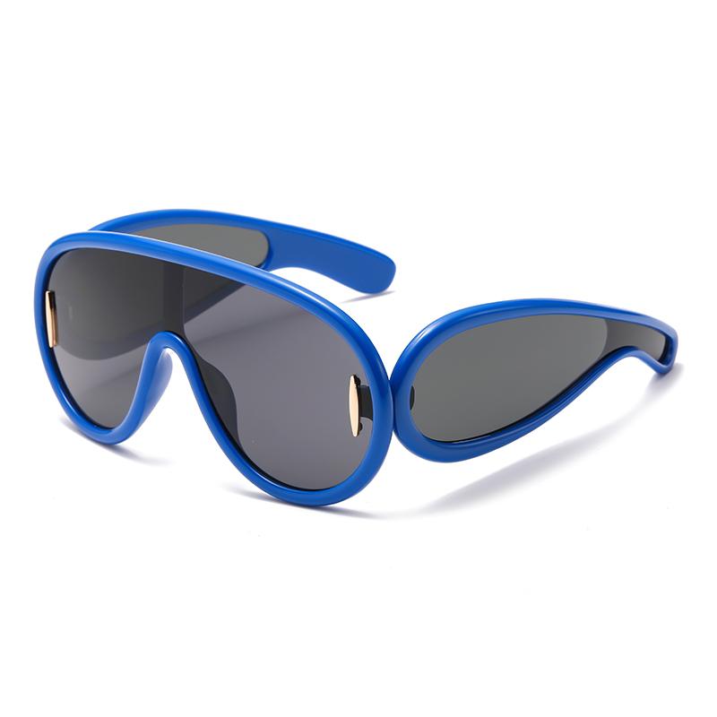 Новые солнцезащитные очки INS с интегрированной большой оправой, персонализированные модные спортивные очки для велоспорта