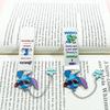 Disney Аниме Мультяшные Закладки Стич для Любителей Книг Книжные Аксессуары Металлические Закладки Дисней для Фанатов Коллекционные Канцелярские Принадлежности