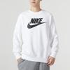 Nike Letter Brand Logo Print Crew Neck Long Sleeve Sweatshirt Men Tops White DQ4913-100