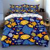 Colorful marine design. Bedding Duvet cover sets Duvet covers Pillowcases gifts (1 * Duvet Cover 2 * Pillowcases, without duvet insert)