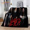 Slayer Heavy Metal Band Soft Plush Blanket,Flannel Blanket Throw Blanket for Living Room Bedroom Bed Sofa Picnic Cover Warm Kids
