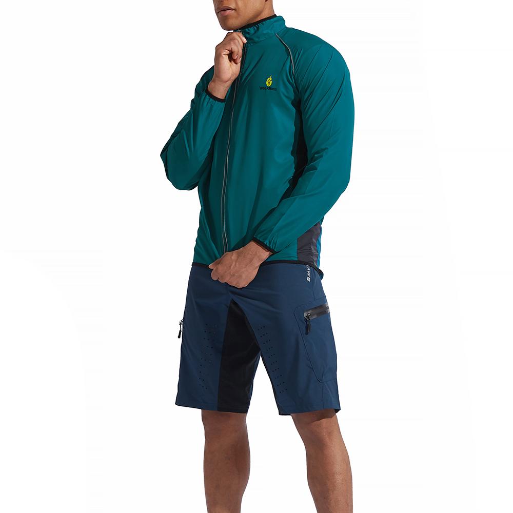 Комплекты для велоспорта WOSAWE Мужская куртка для езды на велосипеде Мешковатые шорты Костюмы