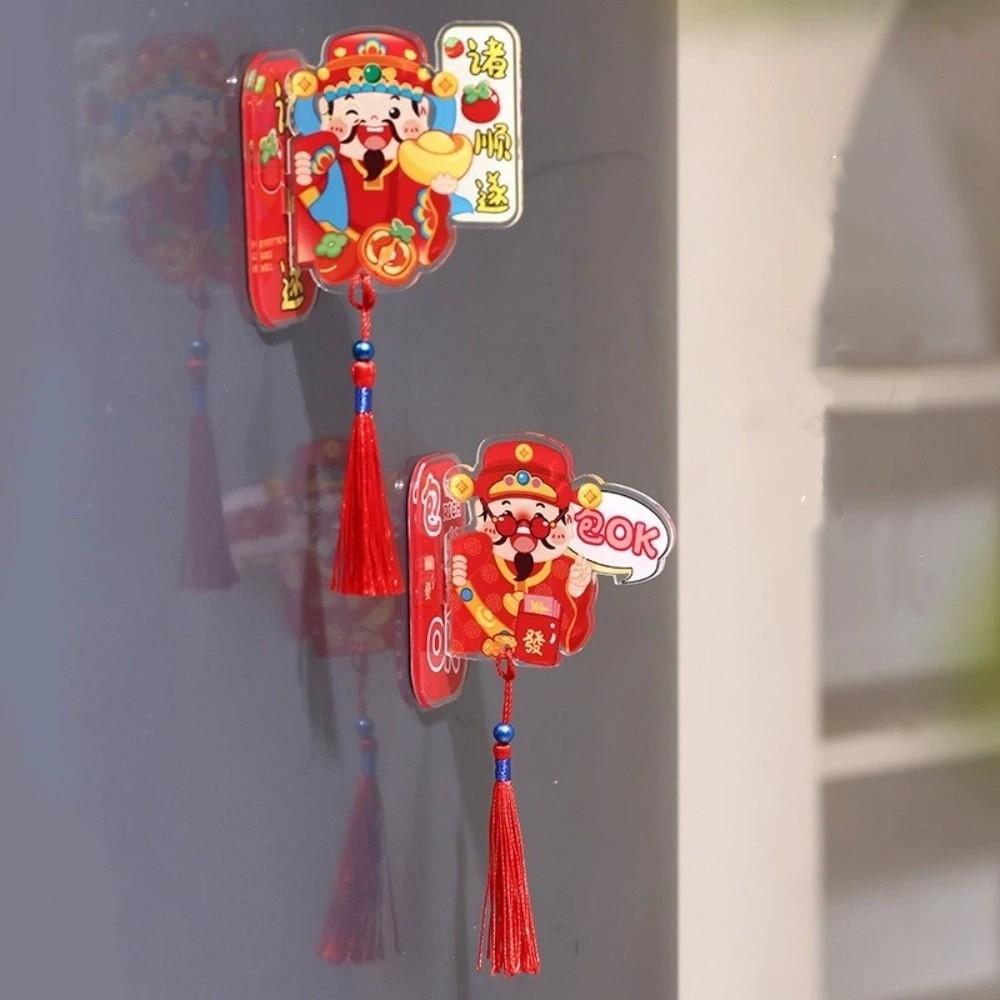 Год Лошади Магниты на холодильник Подвески Мультяшный Декор Весеннего фестиваля Декор