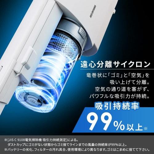 [Наша самая сильная мощность всасывания] Пылесос Iris Ohyama, беспроводной пылесос с функцией циклонного всасывания, перезаряжаемая ручная электростатическая швабра daspo SCD-1