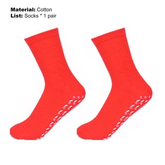 Yousheng 1 пара носков с подогревом, самонагревающиеся, снимающие усталость, легкие, турмалиновые, удобные, дышащие, массажные носки для мужчин и женщин