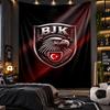 Wall Hanging Tapestry Beşiktaş FC Print Cloth for Living Room Bedroom Home Decor
