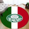 Palmeiras Printed Round Rug Carpet Chair Rug Area Rug Entryway Doormats,for Office Chair Living Room Bedroom Kitchen Room.