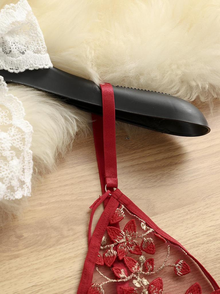 Сексуальный 3D вышитый цветочный комплект бюстгальтера и трусиков - Эротическое нижнее белье 2049