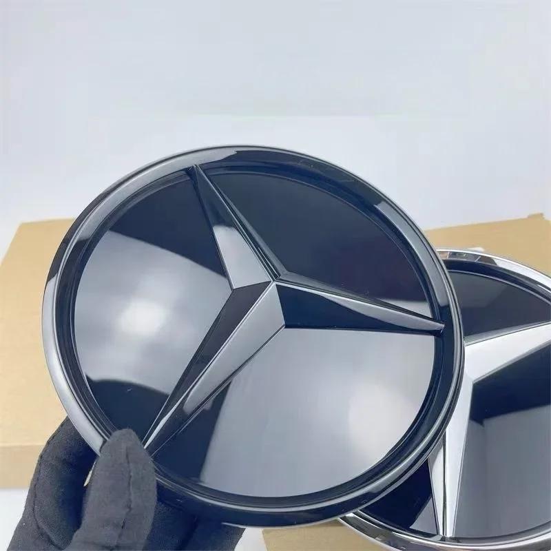 Car Sticker For Mercedes Benz Car Front Grill Logo Light mirror face LED Badge For Mercedes Benz W166 GLS350 AMG/GLS63 X205 Embl