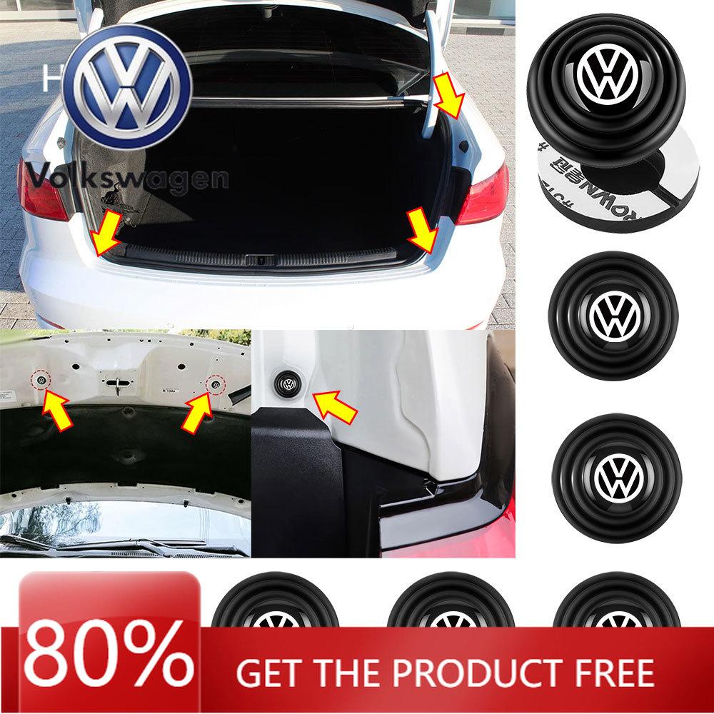 Для VOLKSWAGEN VW Для Volkswagen VW Polo Beetle Golf CC Touareg Passat 8 шт. Автомобильные противоударные накладки на двери Багажник Силиконовые Утолщенные Так