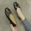 Spring and Autumn New Korean Version Versatile Round Head Flat Sole Single Shoes Women's Soft Sole Super One Pedal Lazy Ladyshoes Doudou Shoes