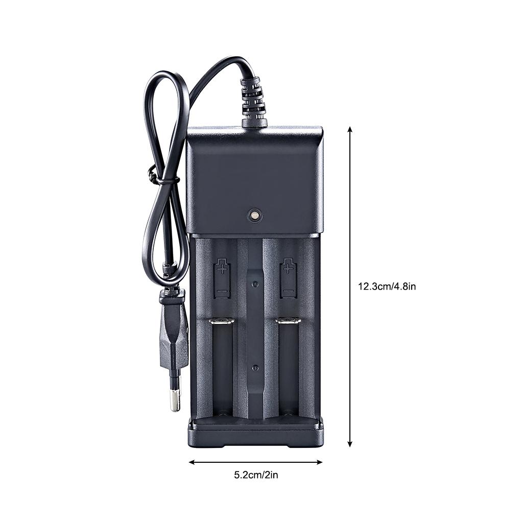 Зарядное устройство для аккумуляторов 4,2 В, электронная зарядка со светодиодным индикатором, портативная защита от обратной полярности для путешествий, домашняя зарядка