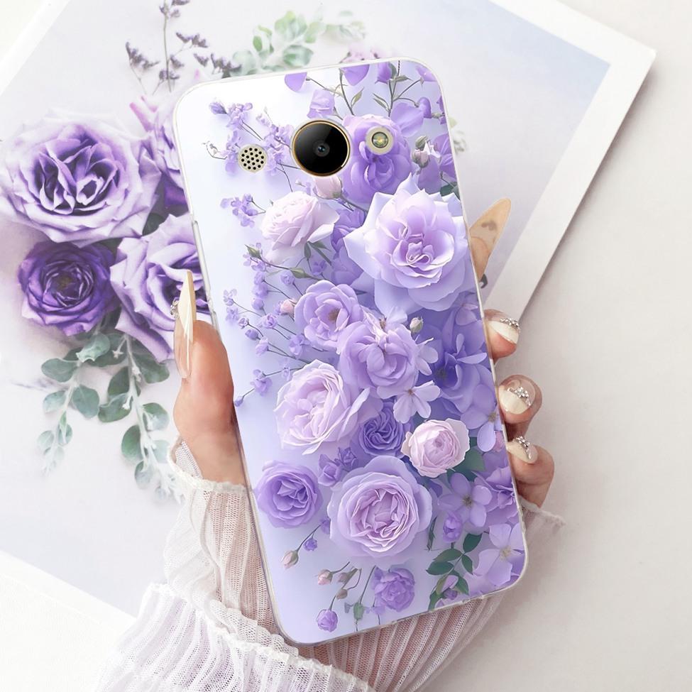 Casing For Huawei Y3 2018 Cover For Huawei Y3 2017 Case Aesthetic Luxury Cute Cat Fashion Butterfly Funny Painted Casing